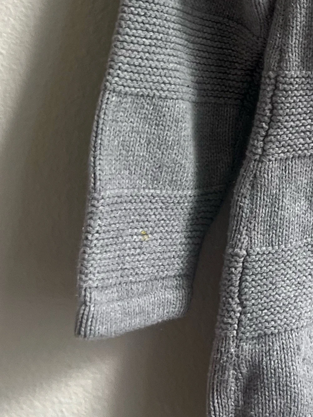 GAP Girls' Gray Knit Button-Front Pea Coat Sweater